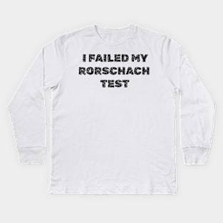 Failed Rorschach Test Kids Long Sleeve T-Shirt